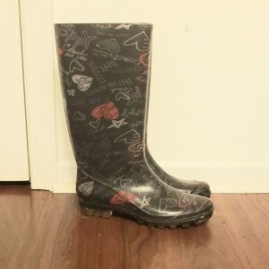 Coach Rain boots Size 9
